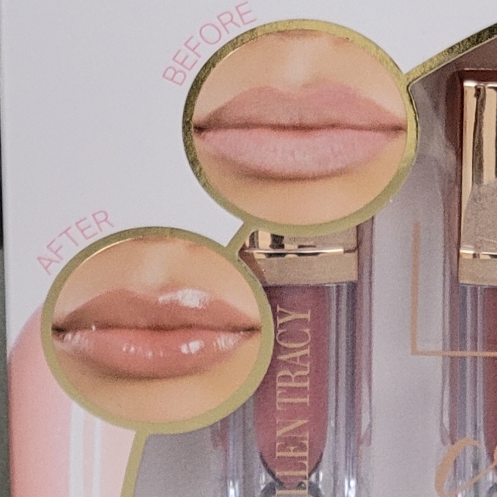 Ellen Tracy Lip Gloss Collection - Vibrant Pink and Red Hues - Picture 2 of 5